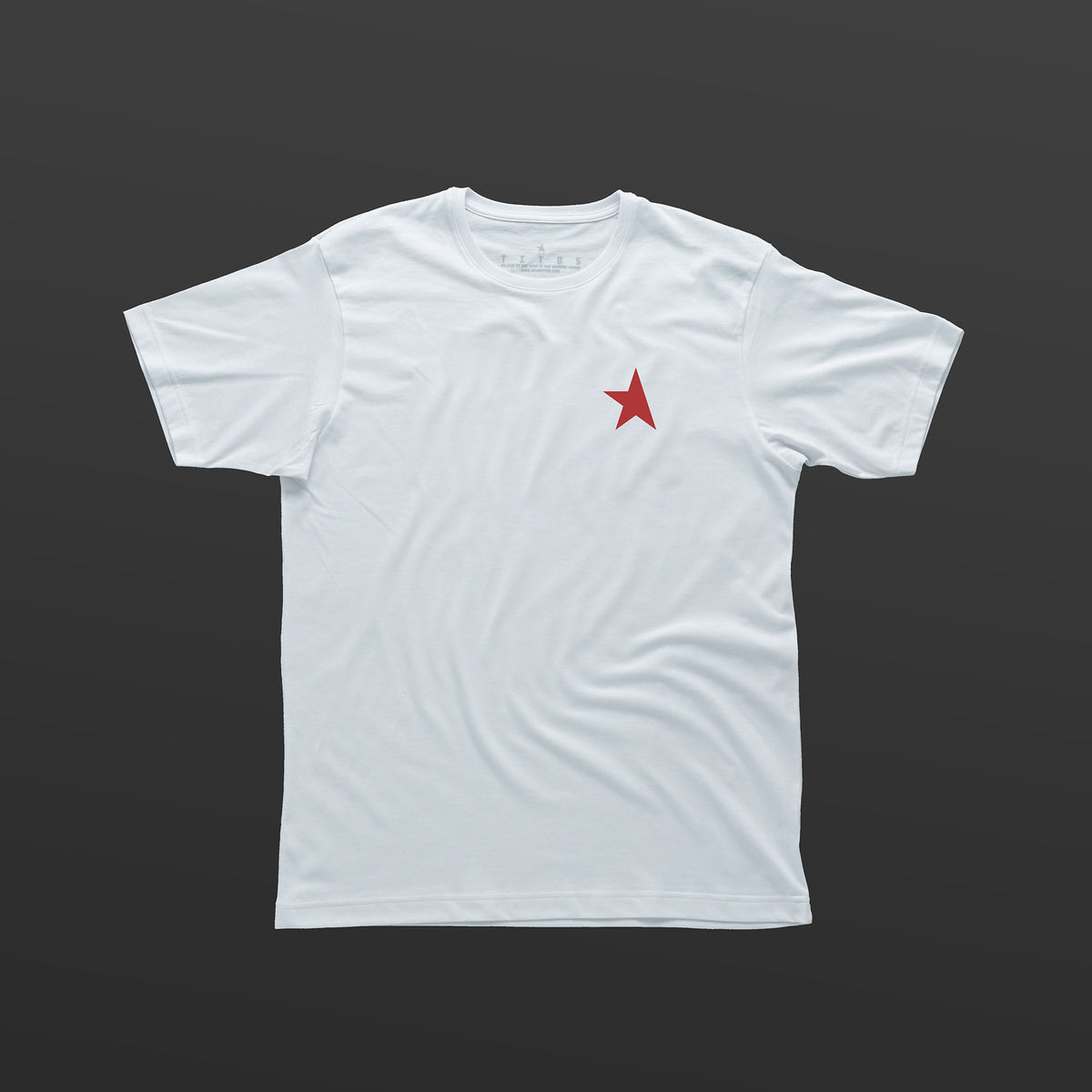 TITOS 17th t-shirt white/red small star logo – Titos